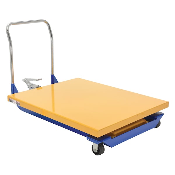 Vestil Foot Pump Scissor Cart, 1000 lb. Cap, 48"W, 40"L CART-40-10-M - main